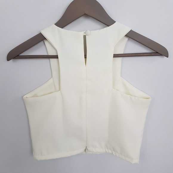 Rsythm White Crop Top Size S - Picture 4 of 6